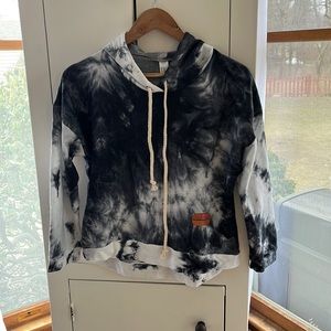 Super cute, extra small no brand sweatshirt off of Amazon.